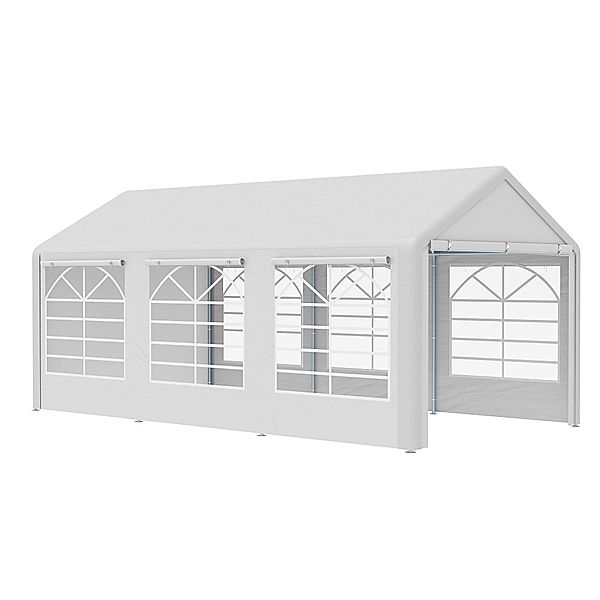 Pavillon mit PVC Fenstern