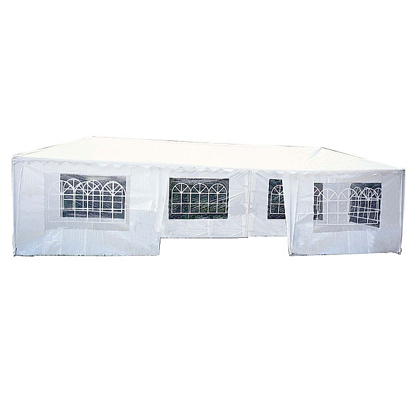 Pavillon Partyzelt 3x6 m, weiß