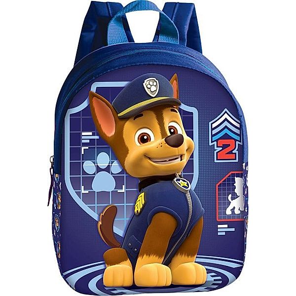 Paw Patrol Chase Rucksack marineblau 3D Effekt