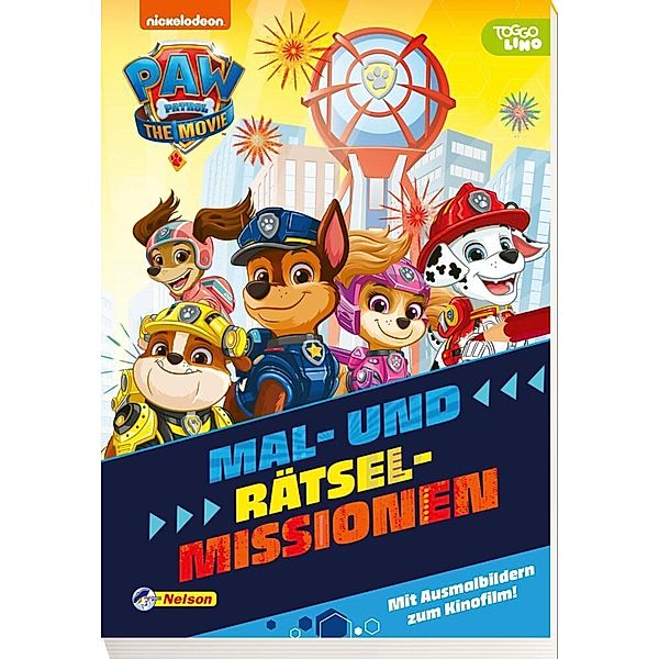 PAW Patrol - Der Kinofilm: Mal- und Rätselblock