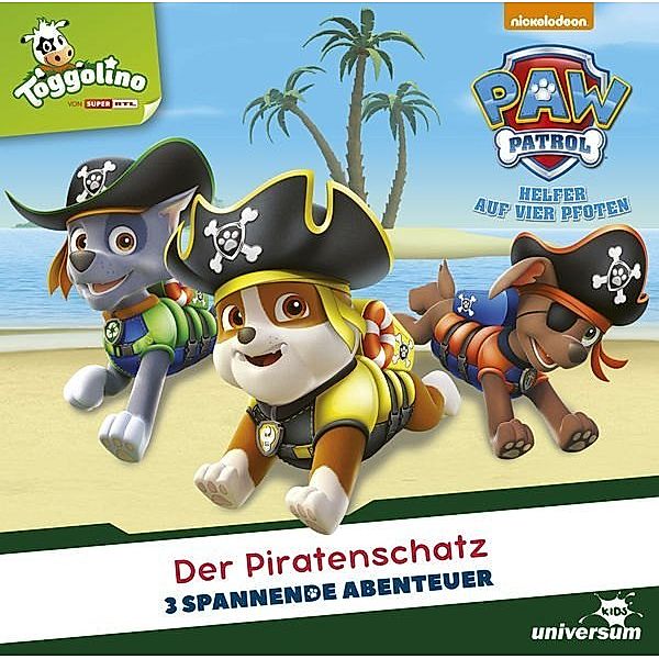 Paw Patrol - Der Piratenschatz,1 Audio-CD, Diverse Interpreten