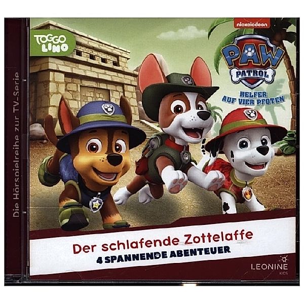 PAW Patrol - Der schlafende Zottelaffe,1 Audio-CD, Diverse Interpreten