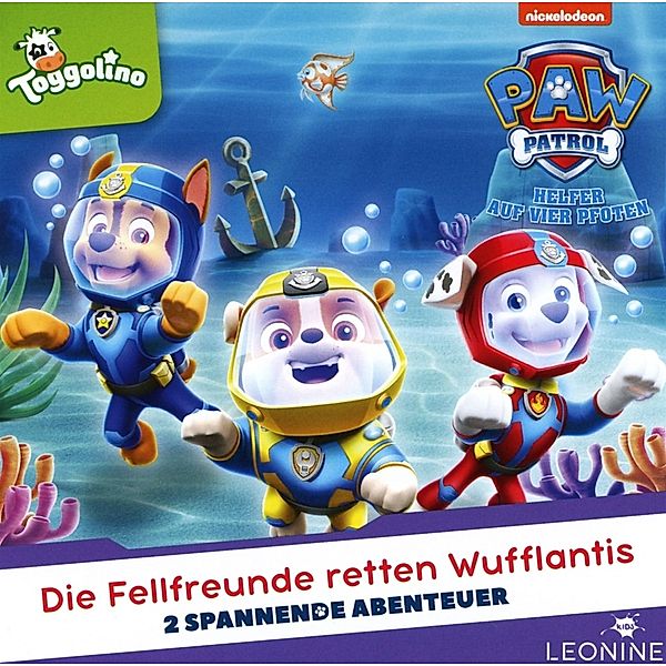 PAW Patrol - Die Fellfreunde retten Wufflantis,1 Audio-CD, Diverse Interpreten