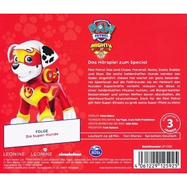 PAW Patrol Die SuperHunde Das Special, 1 AudioCD Hörbuch jetzt