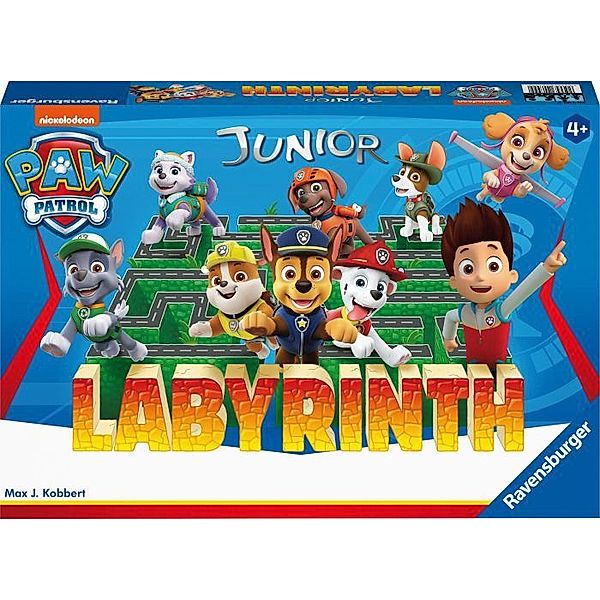 Ravensburger Verlag Paw Patrol Junior Labyrinth, 20799, das bekannte Brettspiel von Ravensburger als, Max Kobbert