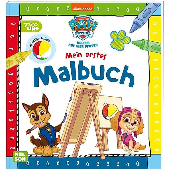 PAW Patrol Lernbuch: Mein erstes Malbuch