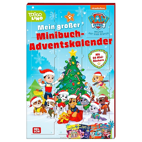 PAW Patrol: Mein grosser Minibuch-Adventskalender