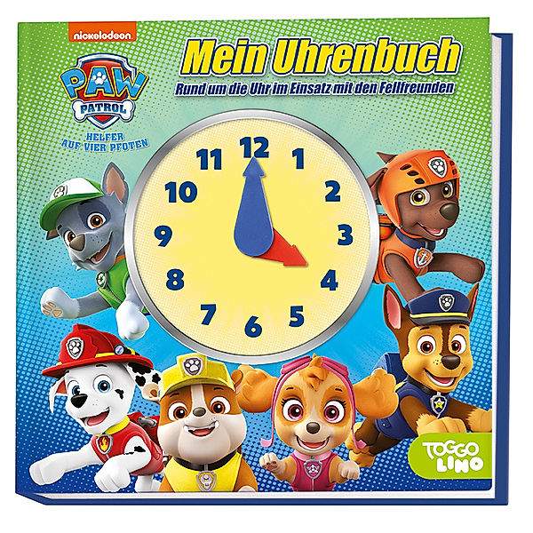 PAW Patrol: Mein Uhrenbuch - Rund um die Uhr im Einsatz mit den Fellfreunden, Panini