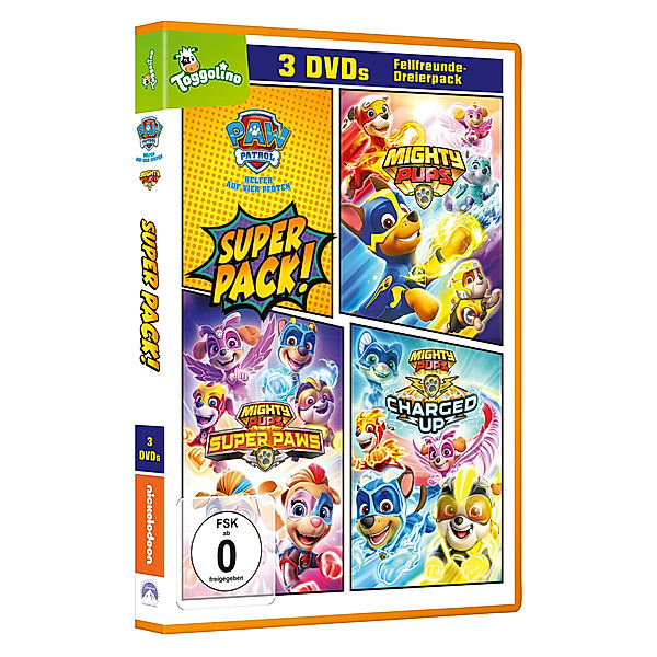 Paw Patrol - Mighty Pups 3er Pack, Keine Informationen