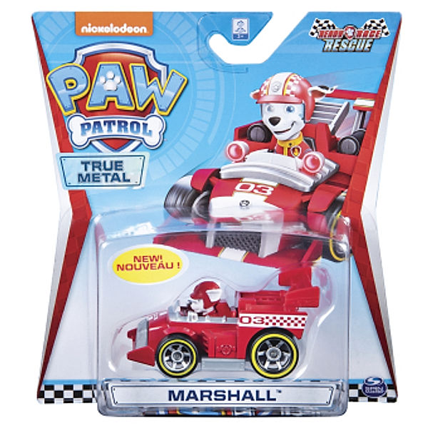 Paw Patrol Ready Race Rescue, True Metal Vehicles