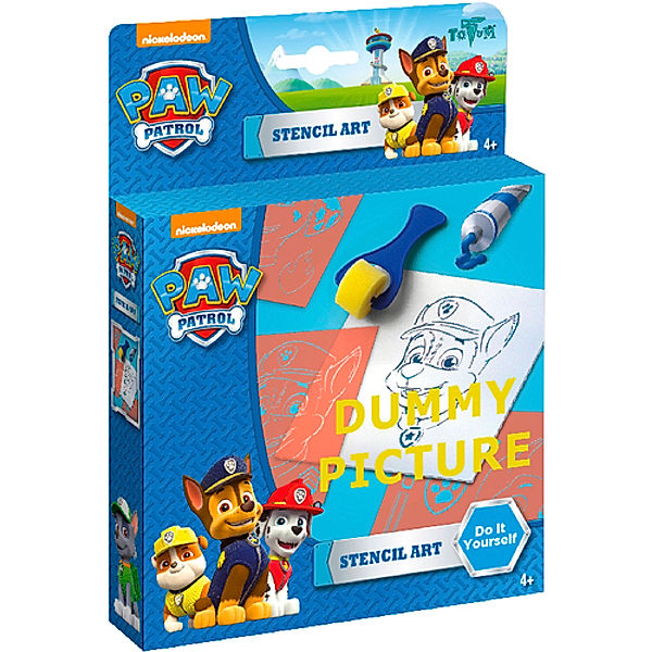 Paw Patrol Schablonenkunst