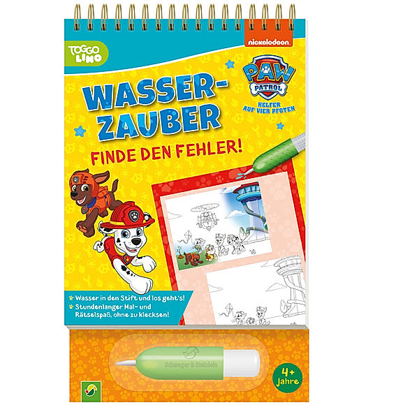 PAW Patrol Wasserzauber | Finde den Fehler. Einfach mit Wasser malen!