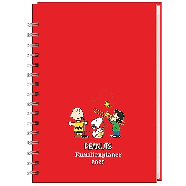 Peanuts Familienplaner-Buch A5 2025