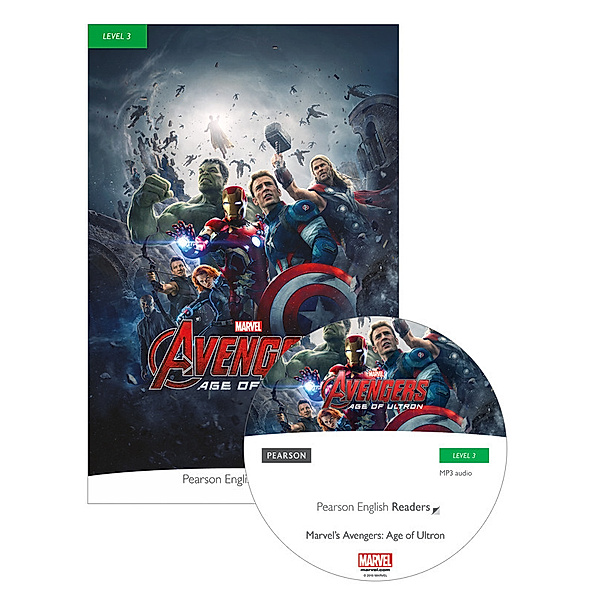 Pearson English Readers Level 3: Marvel - The Avengers - Age of Ultron (Book + CD), Kathy Burke