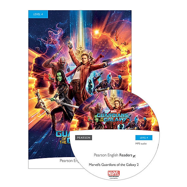 Pearson English Readers Level 4: Marvel - The Guardians of the Galaxy 2 (Book + CD), Lynda Edwards