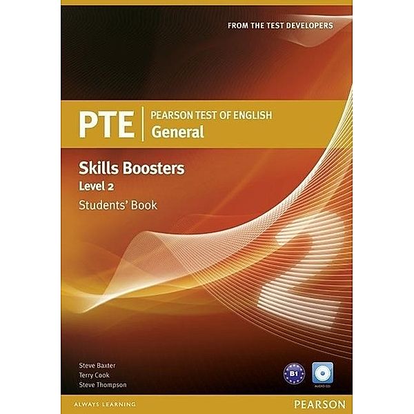 Pearson Test of English General Skills Booster 2 Students' Book and CD Pack, Terry Cook, Steve Thompson