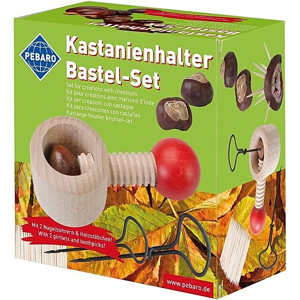 Pebaro PEBARO Kastanienhalter Bastel-Set