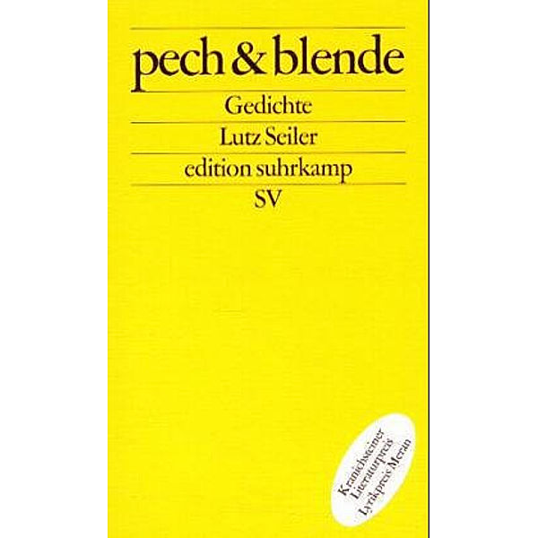 pech & blende, Lutz Seiler