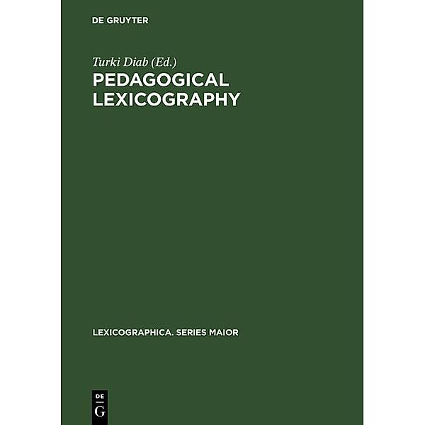 Pedagogical Lexicography, Turki Diab