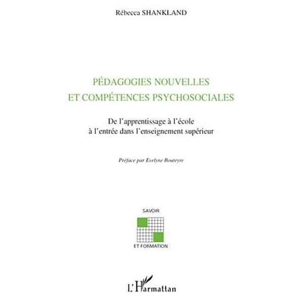 Pedagogies nouvelles et competences psychosociales - de l'ap / Hors-collection, Rebecca Shankland