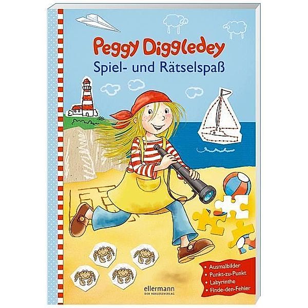 Peggy Diggledey - Spiel- und Rätselbuch, Lars Jakobsen