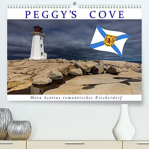 Peggy's Cove (Premium, hochwertiger DIN A2 Wandkalender 2023, Kunstdruck in Hochglanz), Roland Brack