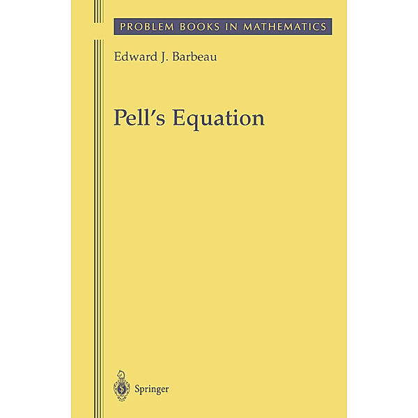 Pell's Equation, Edward J. Barbeau