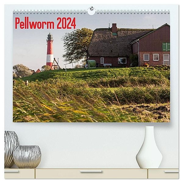 Pellworm 2024 (hochwertiger Premium Wandkalender 2024 DIN A2 quer), Kunstdruck in Hochglanz, D.E.T. photo impressions