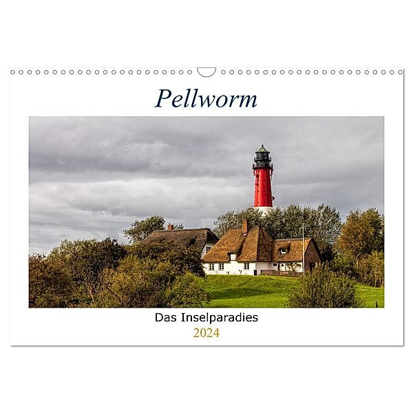 Pellworm - Das Inselparadies (Wandkalender 2024 DIN A3 quer), CALVENDO Monatskalender, AkremaFotoArt