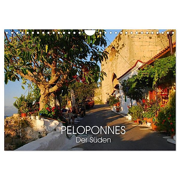 Peloponnes - Der Süden (Wandkalender 2024 DIN A4 quer), CALVENDO Monatskalender, Katrin Manz