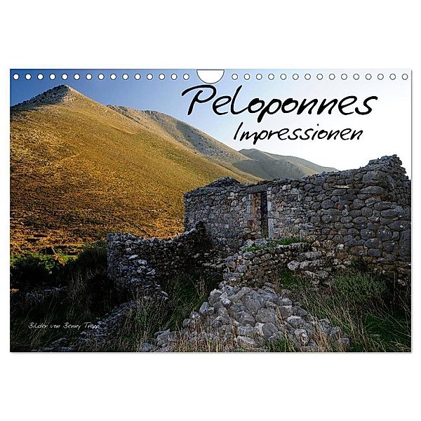 Peloponnes Impressionen / 2024 (Wandkalender 2024 DIN A4 quer), CALVENDO Monatskalender, Benny Trapp