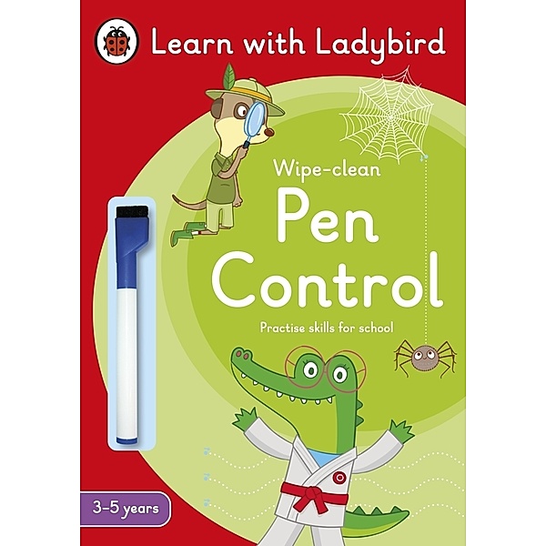 Pen Control: A Learn with Ladybird Wipe-Clean Activity Book 3-5 years, Ladybird