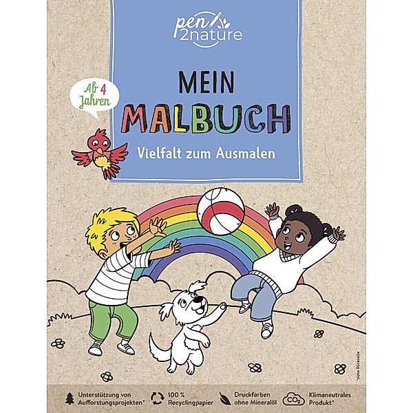 pen2nature kids / Mein Malbuch - Vielfalt zum Ausmalen. Für alle Kinder ab 4 Jahren, pen2nature
