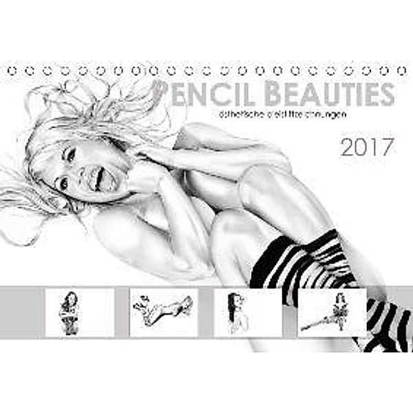 Pencil Beauties - ästhetische bleistiftzeichnungen (Tischkalender 2017 DIN A5 quer), Dirk Richter