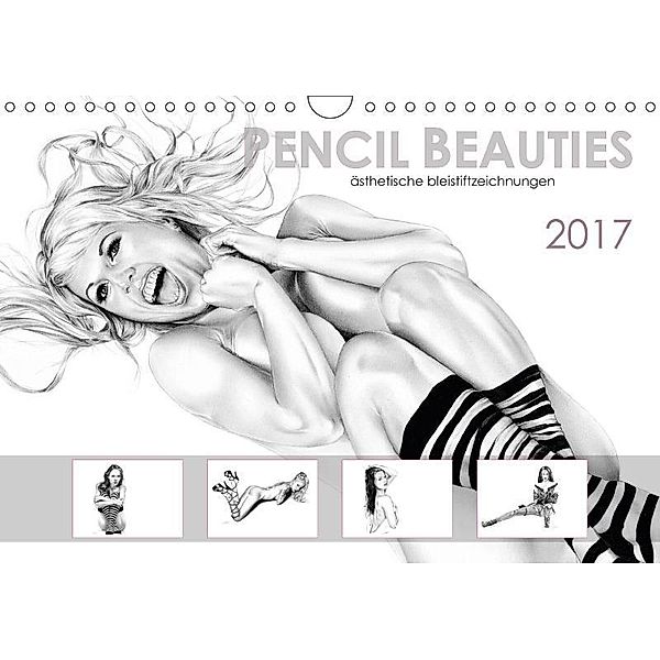 Pencil Beauties - ästhetische bleistiftzeichnungen (Wandkalender 2017 DIN A4 quer), Dirk Richter