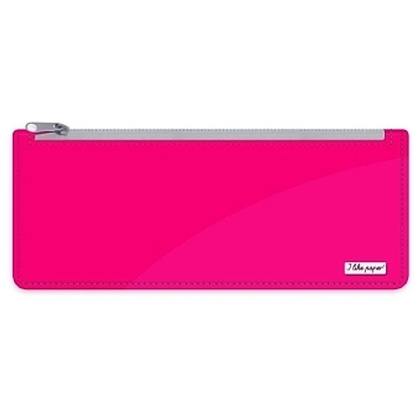Pencil Case Neon Pink, I like paper