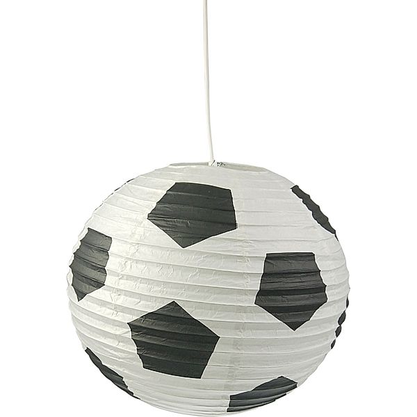 Pendelleuchte Papierballon Fußball