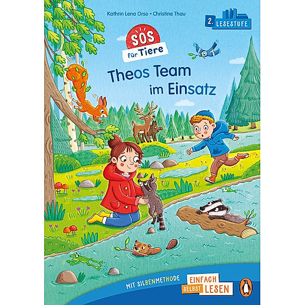 Penguin JUNIOR - Einfach selbst lesen: SOS für Tiere - Theos Team im Einsatz (Lesestufe 2), Kathrin Lena Orso