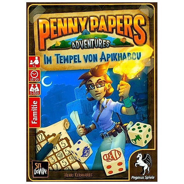 Pegasus Spiele Penny Papers Adventures: Im Tempel von Apikhabou (Spiel)