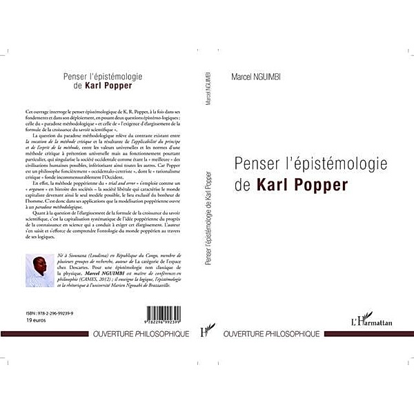 Penser l'epistemologie de Karl Popper / Hors-collection, Marcel Nguimbi