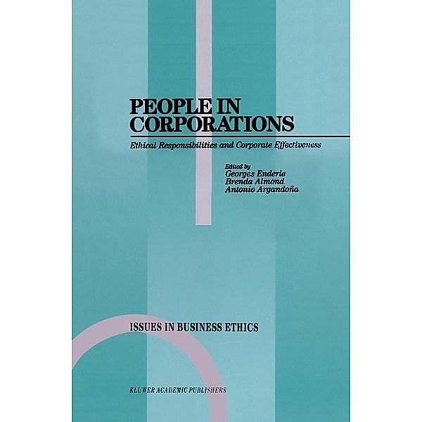 People in Corporations / Issues in Business Ethics Bd.1