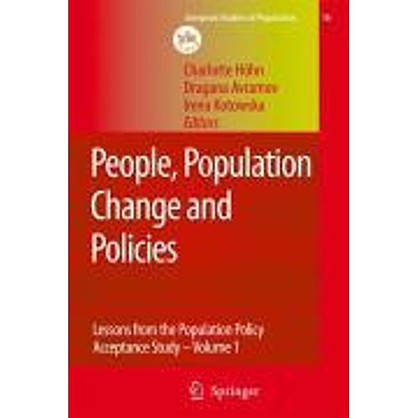 People, Population Change and Policies / European Studies of Population Bd.16/1