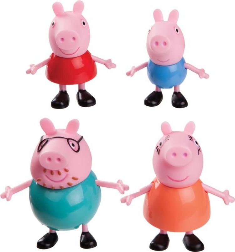 Peppa Pig 4er-Spielfiguren, beweglich, ab 3 Jahre | Weltbild.ch