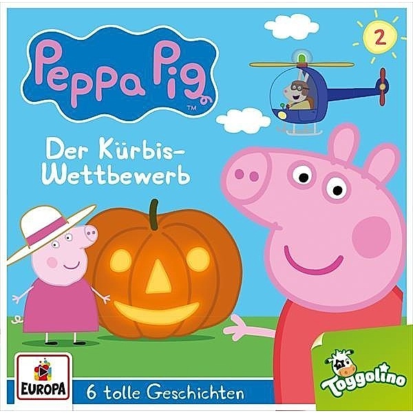 Peppa Pig - Der Kürbis-Wettbewerb (und 5 weitere Geschichten),1 Audio-CD, Peppa Pig Hörspiele