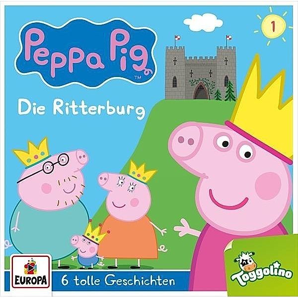Peppa Pig - Die Ritterburg (und 5 weitere Geschichten),1 Audio-CD, Peppa Pig Hörspiele