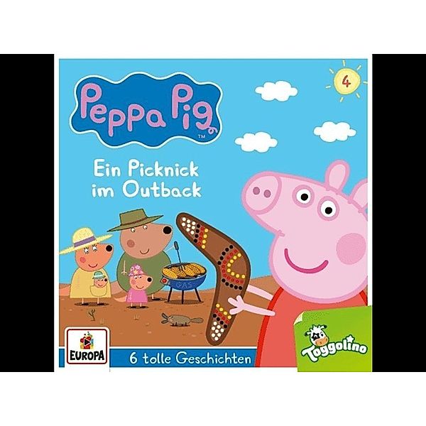 Peppa Pig - Ein Picknick im Outback (und 5 weitere Geschichten),1 Audio-CD, Peppa Pig Hörspiele