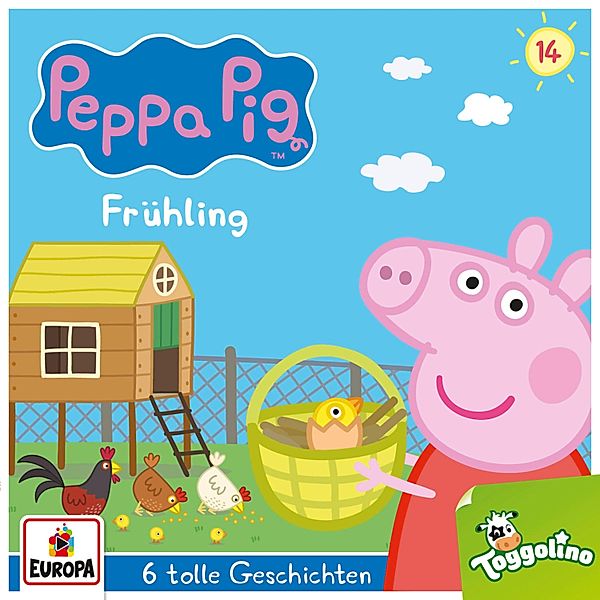 Peppa Pig Hörspiele - 14 - Folge 14: Frühling (und 5 weitere Geschichten), Neville Astley, Mark Baker