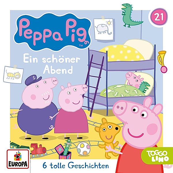 Peppa Pig Hörspiele - 21 - Folge 21: Ein schöner Abend (und 5 weitere Geschichten), Neville Astley, Mark Baker