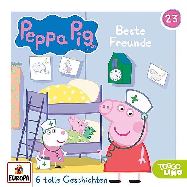 Peppa Pig Hörspiele - 23 - Folge 23: Beste Freunde (und 5 weitere Geschichten), Neville Astley, Mark Baker