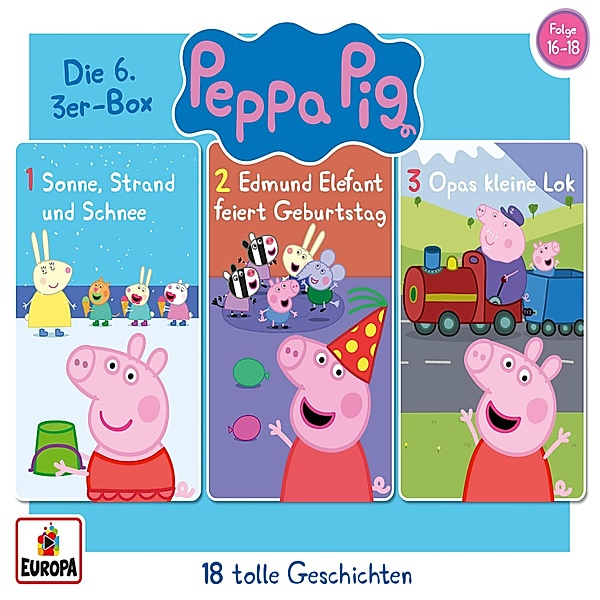 Peppa Pig Hörspiele - 3er-Box (Folgen 16-18), Neville Astley, Mark Baker